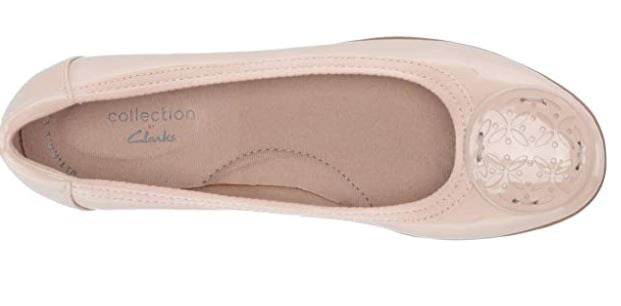CLARKS Footwear Women's Gracelin Blush Lola Ballet Flat