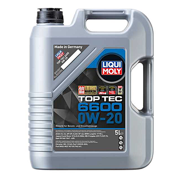 LIQUI MOLY Oil 0W-20 5L Top Tech 6600 21411