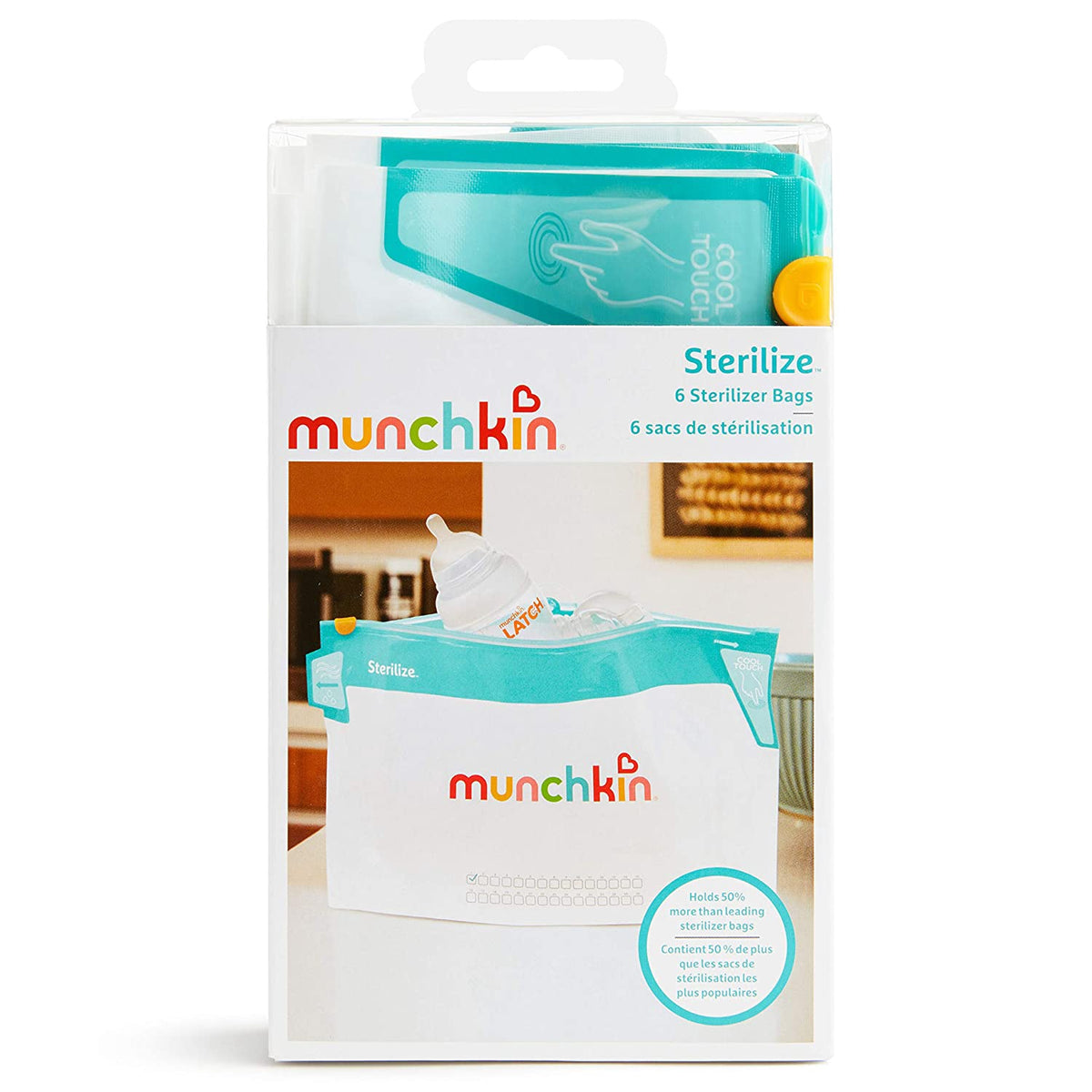 MUNCHKIN Baby Microwave Sterilizer Bag 6PCS