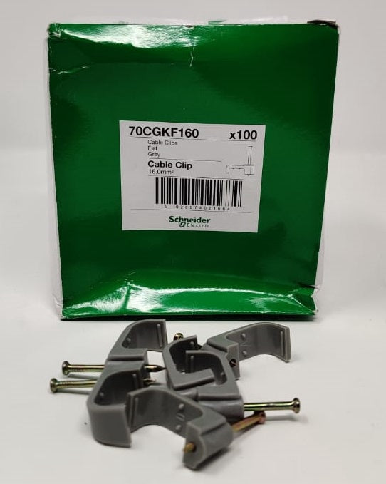 SCHNEIDER Cable Tower Clips 16MM Flat 70CGKF160 100PCS Box