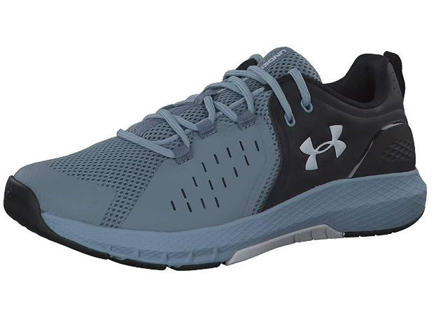 UNDER ARMOUR Footwear Men's Charged Commit 2.0 Running Shoe Black (002)/ASH Gray