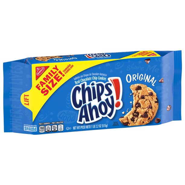 NABISCO Chips Ahoy! Original Cookies Family Size! 1LB 2.2OZ 515G
