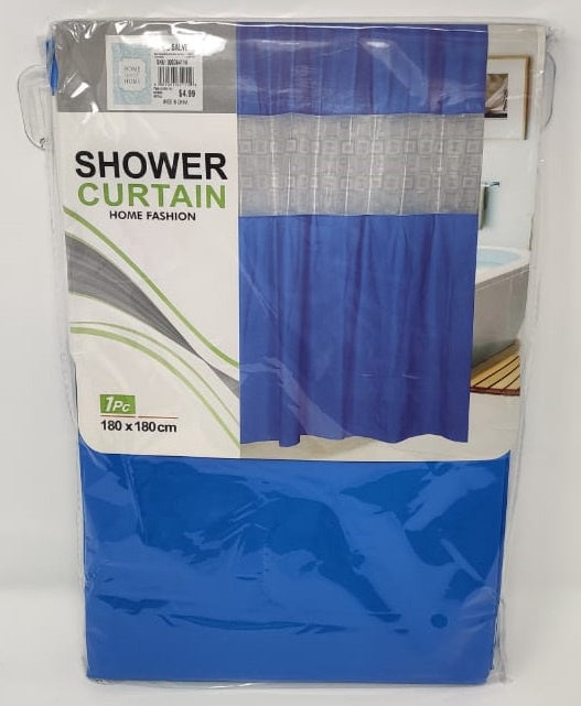 HOME SWEET HOME Shower Curtain YWB-131RY-19 180 X 180CM with Hooks