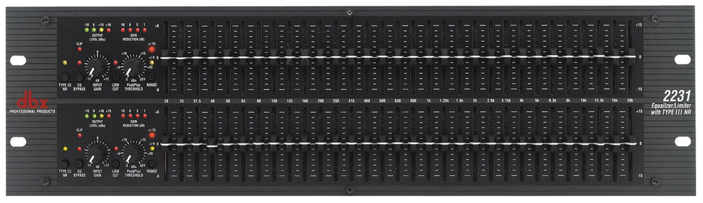 DBX Equalizer 2231 31 Band Dual