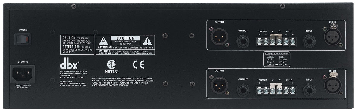 DBX Equalizer 2231 31 Band Dual