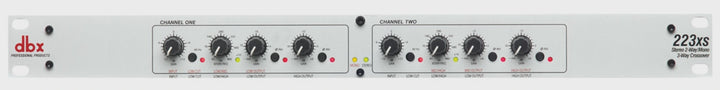 DBX Crossover 223XSV 2-WAY Stereo / 3-WAY Mono Xlr