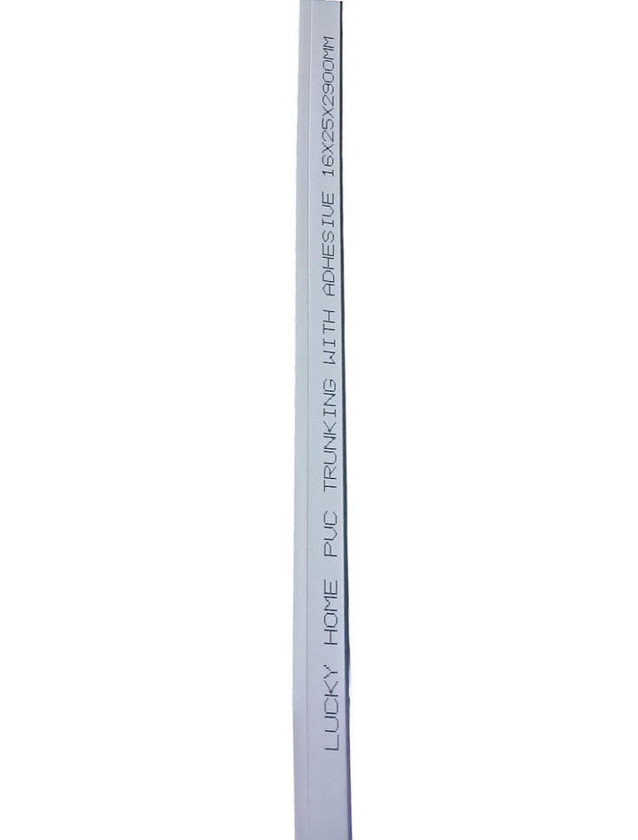 LUCKY BRAND Trunking Lucky Home 25MM X 16MM PVC 9.5FT with Adhesive