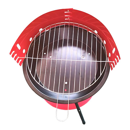 CLIFFSIDE Bar B Que Grill Charcoal Iron Round 14" Freestanding GLQ-CHE-002