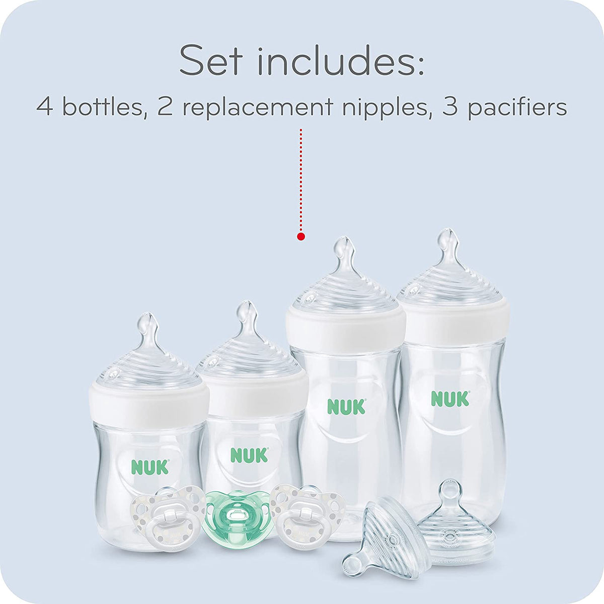 NUK Baby Simply Natural Newborn Gift Set 0+ Months Timeless Collection