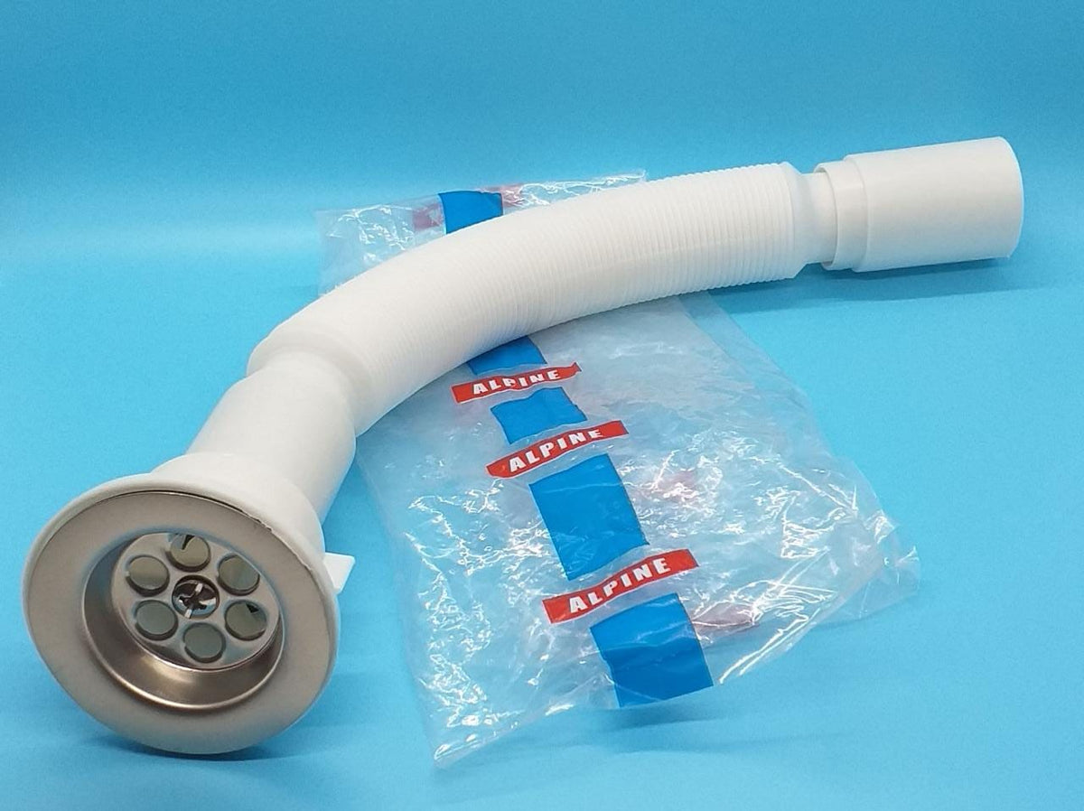 Waste 1 1/2" Flexible Alpine White