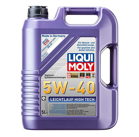 LIQUI MOLY Oil 5W-40 5L Leichtlauf High Tech 2328