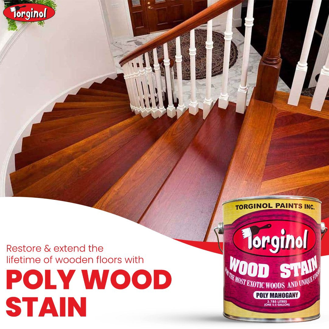 ARBO Wood Stain Poly Mahogany 1 Gal
