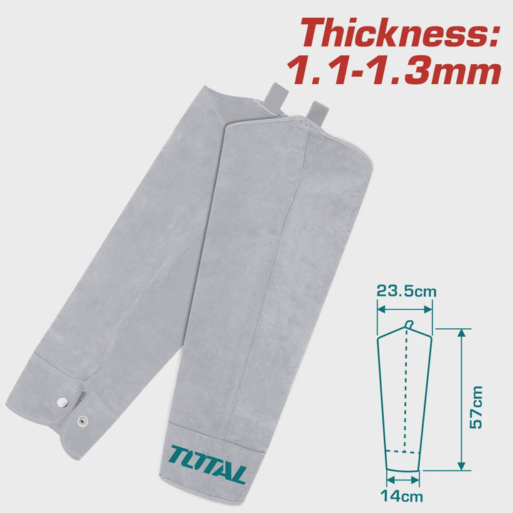 TOTAL Welding Sleeves Leather TSPWS01