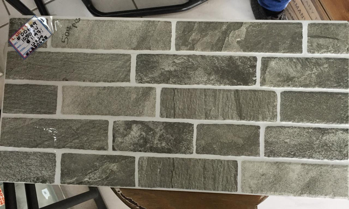 Tile Ceramic 12X24 #LB30608 Grey & White