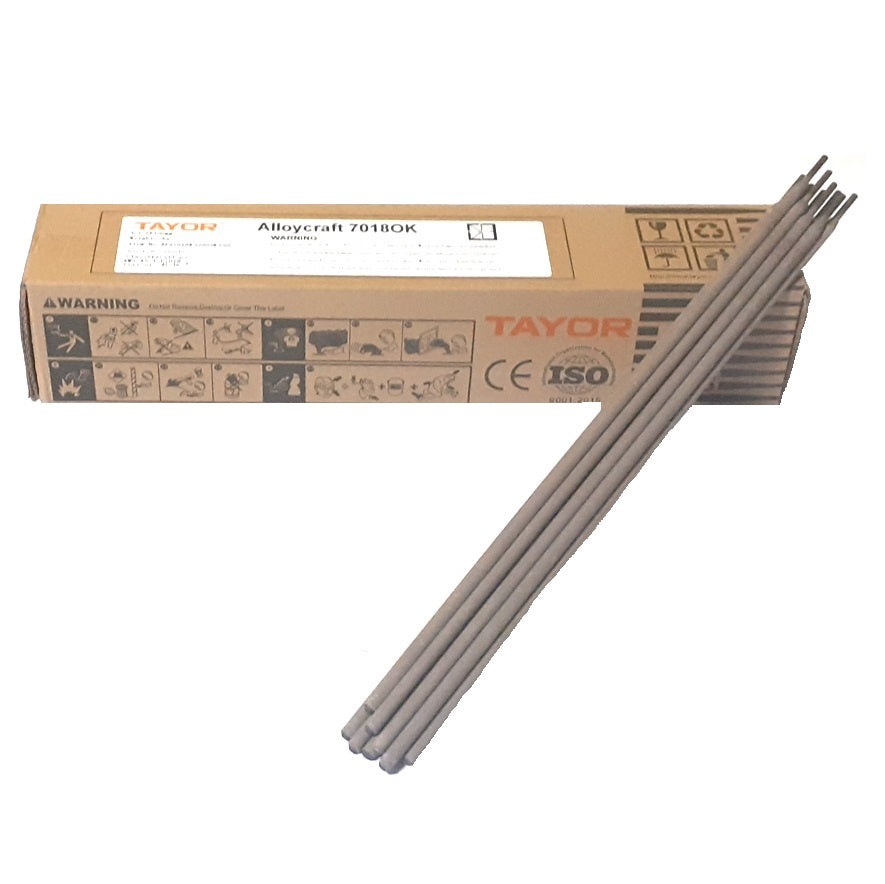 TAYOR Welding Rod #8 11LBS 4.0X400MM 5KG Alloycraft 7018 Ok AE17018K40005K400C