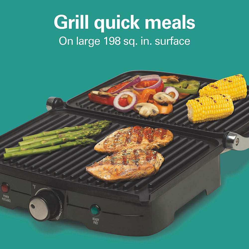 HAMILTON BEACH Panini Press Grill 25334MN-MX
