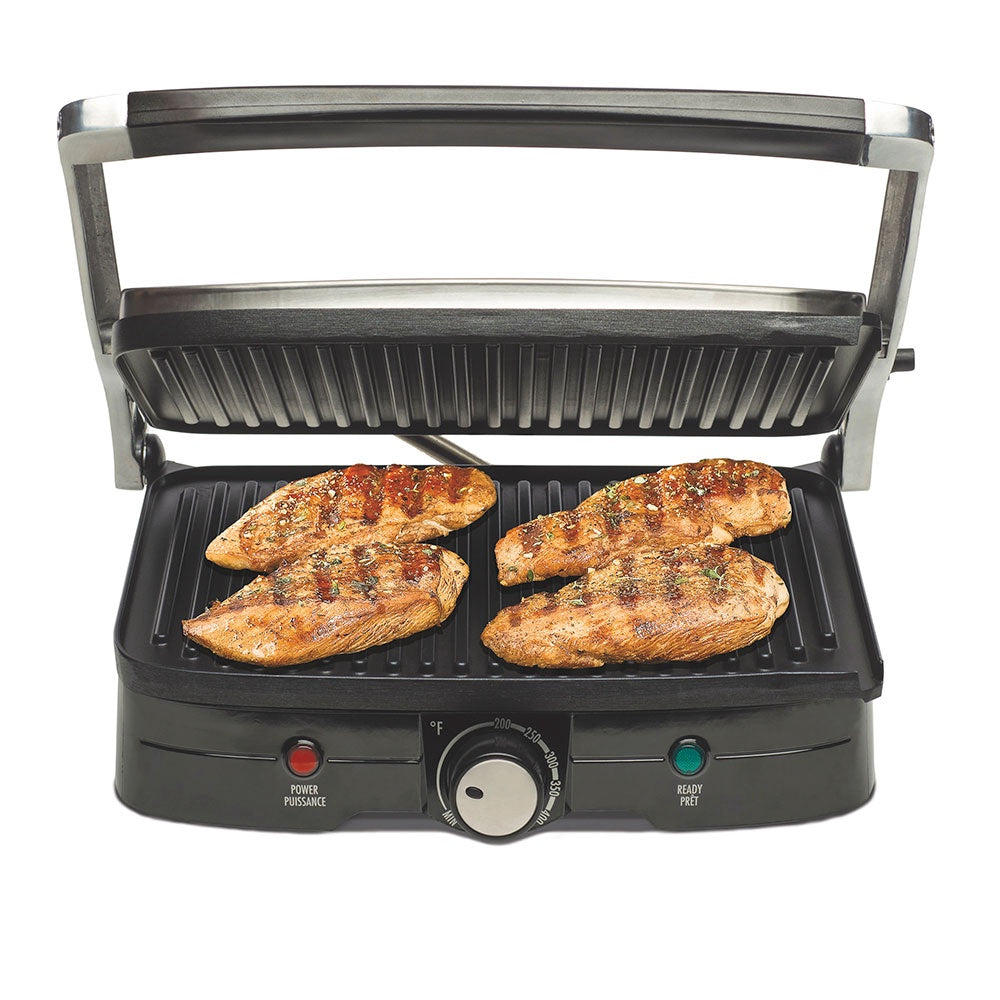 HAMILTON BEACH Panini Press Grill 25334MN-MX