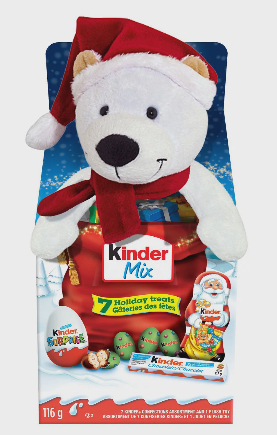 KINDER Mix Chocolate Treats with Plush Toy 116G