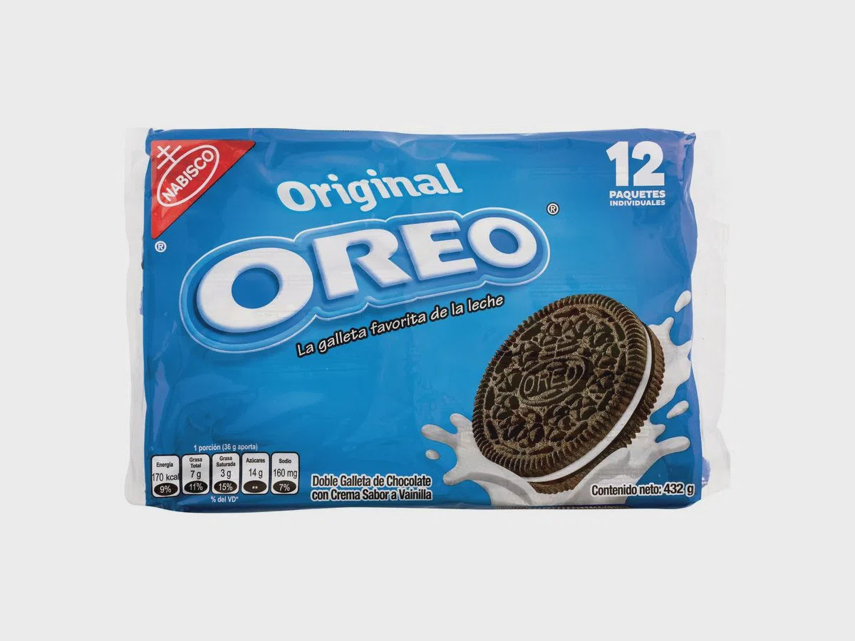 NABISCO Oreo Original Cookies 12PACK of 4-COOKIES Per Pack 432G