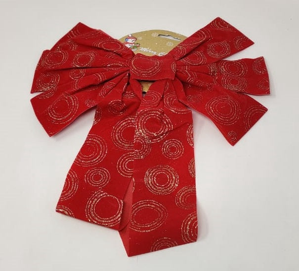 Christmas Decorations Bow Red EY25