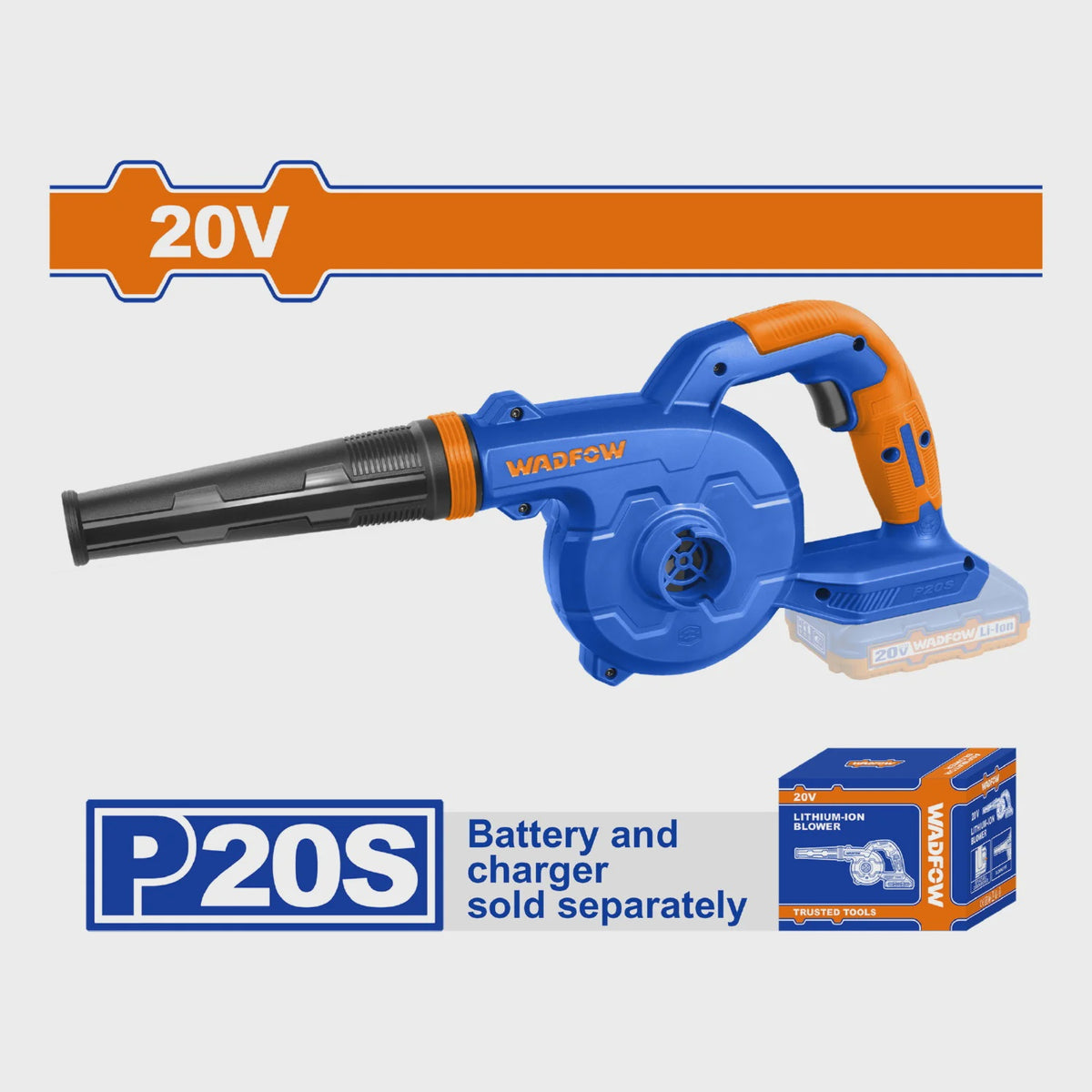 WADFOW Blower Aspirator WBLP510 20V LITHIUM-ION