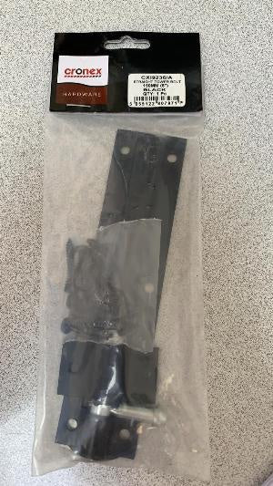 CRONEX Tower Bolt 6" Black CXI9236/A