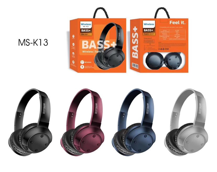 GENERIC Headphones MS-K13 Wireless Deep Bass Bluetooth