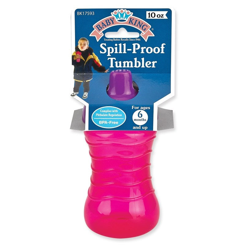 BABYKING Baby SPILL-PROOF Tumbler BK17593 10OZ 6MONTHS + Bpa Free