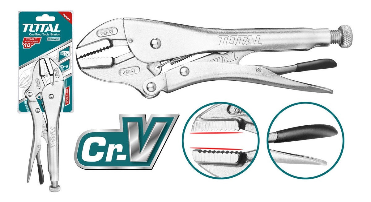 TOTAL Pliers Mole Grip 10" THT191005