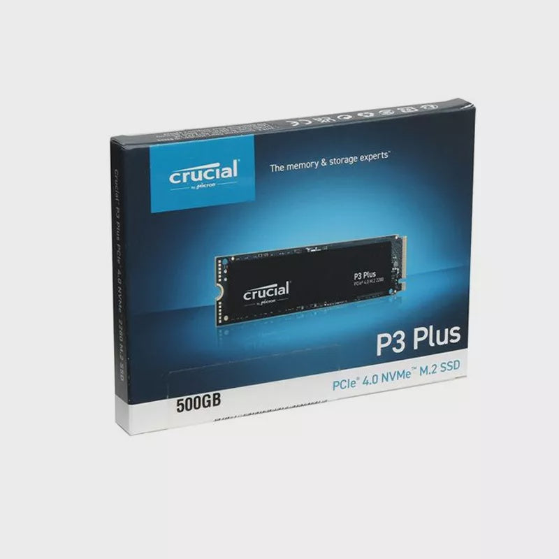 CRUCIAL Computer Hard Drive Ssd M.2 2280 500GB P3 Plus Pcie 4.0 Nvme CT500P3PSSD8