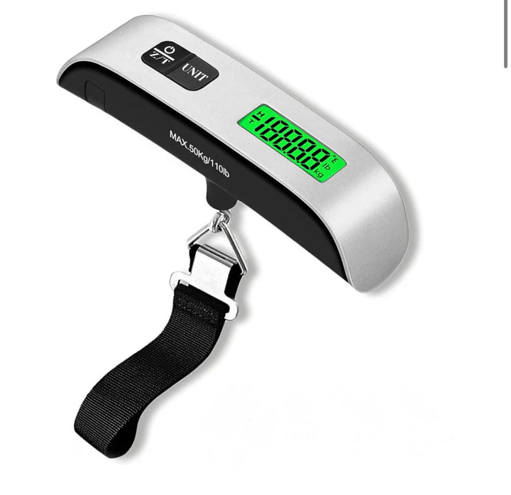 Travel Scale Digital Luggage Silver