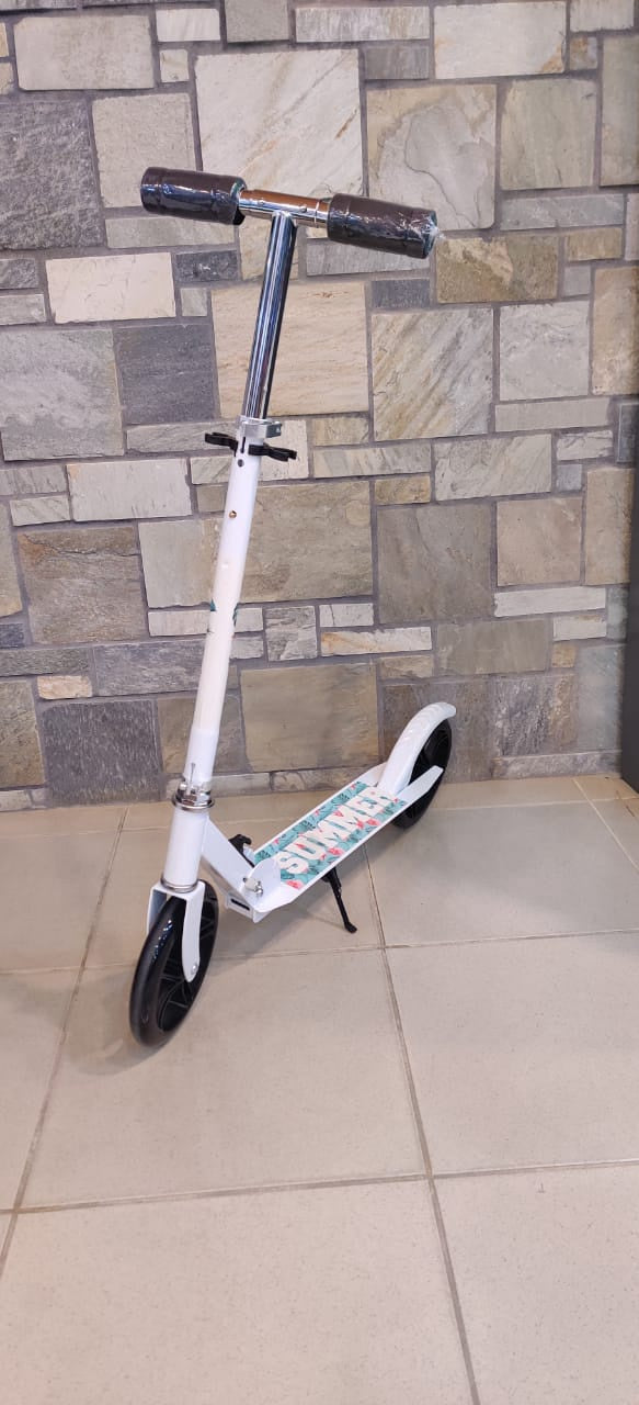 Kids Scooter 2 Wheel 106 with Stand Summer Speed Is Life Crazy Rider