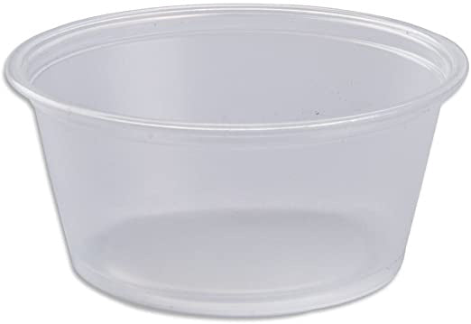 Food Tasting / Sample Cups No Lid 3.25OZ 100PCS Pack Clear