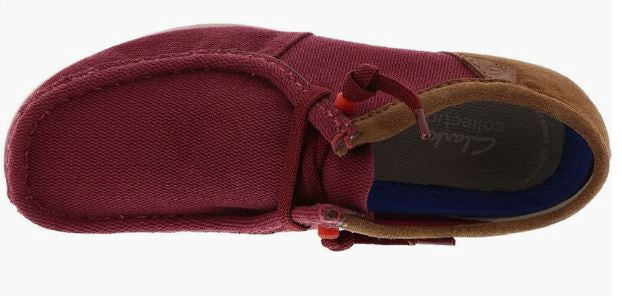 CLARKS Footwear Men Oxford Brick Red Shacrelite