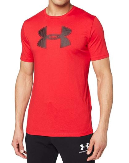 UNDER ARMOUR Men T-SHIRT Red Big Logo