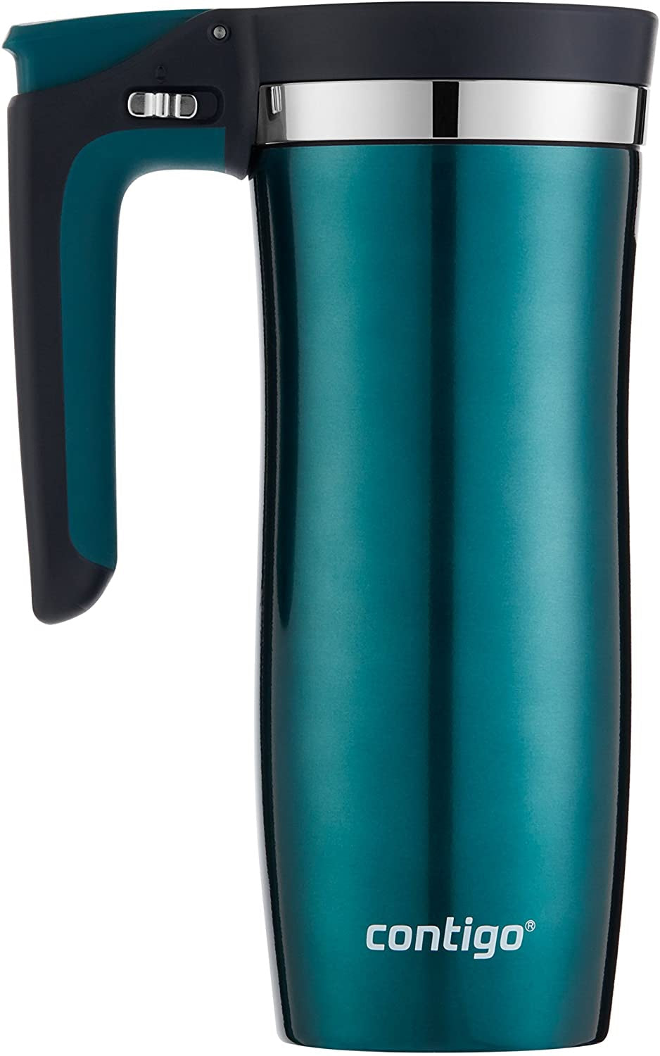 CONTIGO Travel Mug 16 Fl OZ Evergreen Vacuum Insulated Automatic Handle