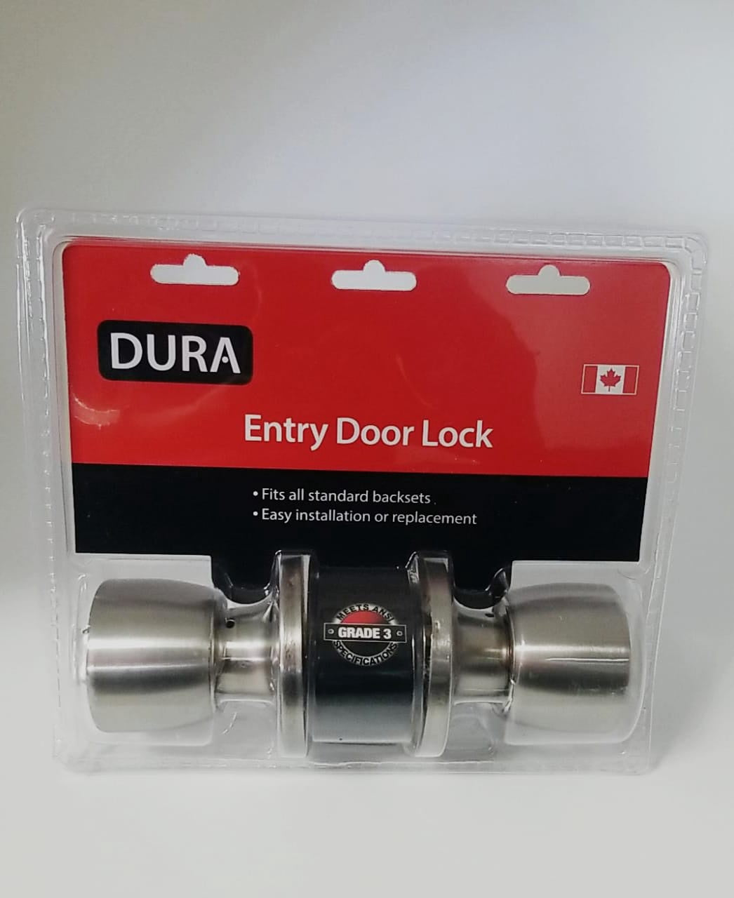 DURA Lock Entry Knob Ss 5932ET/SSVP