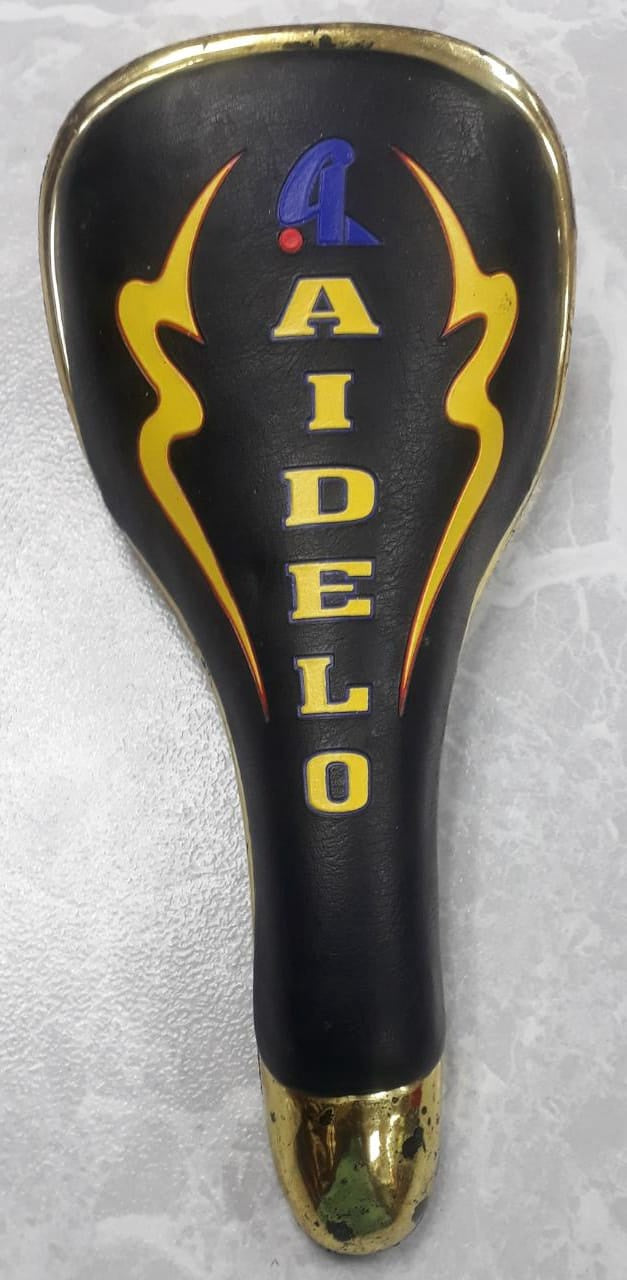 AIDELO Bicycle Saddle Black & Gold