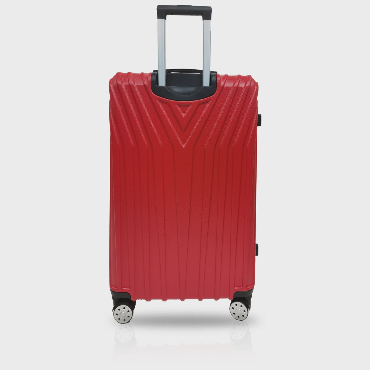 TUCCI ITALY Luggage Suitcase Carry on 20" Bordo T0323-20IN-DRED ABS Hard Cover 4 Wheel Spinner Dark Red