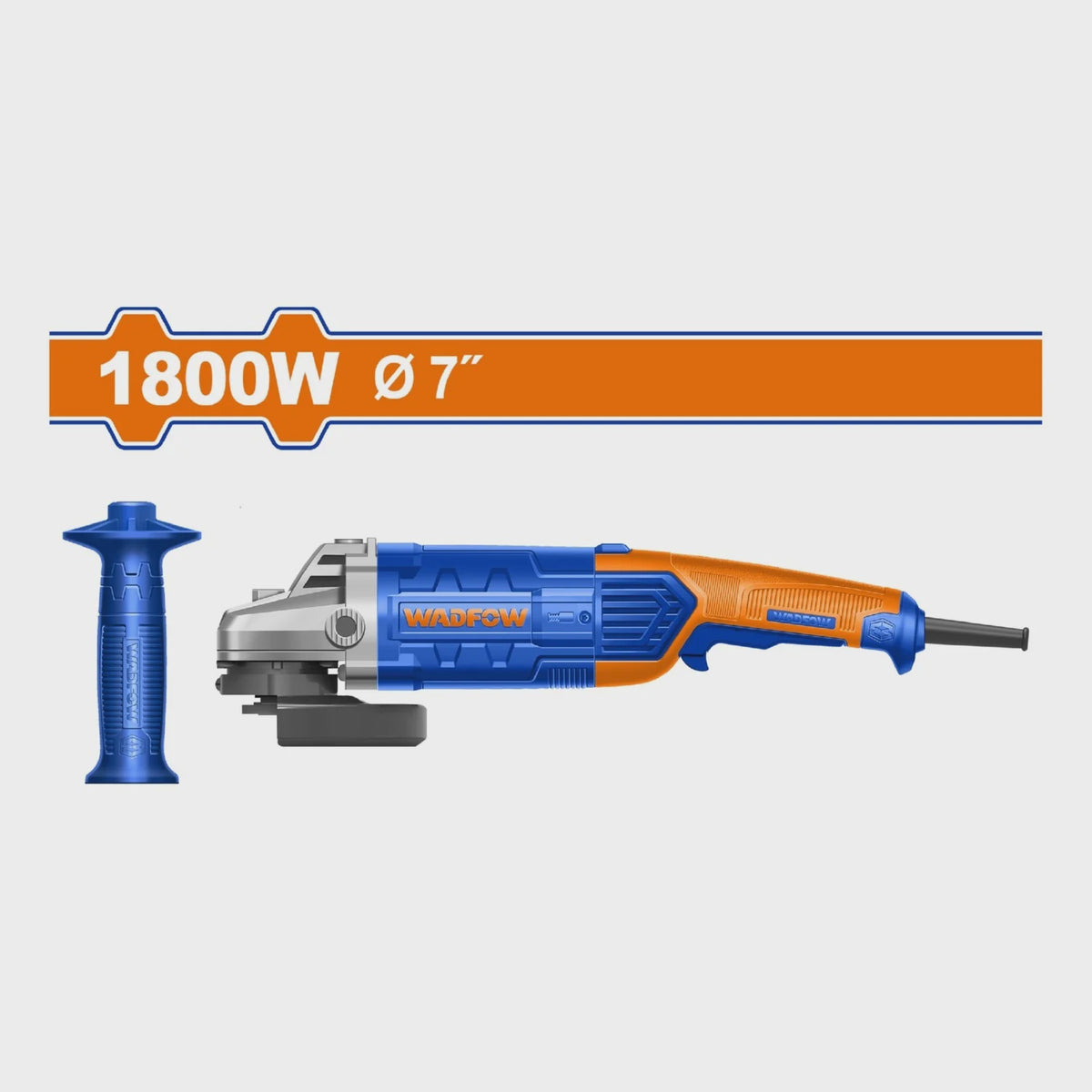 WADFOW Angle Grinder 7" UWAG851801 1800W