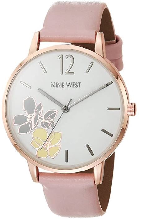 NINE WEST Watch Women's Flower Dial Strap NW/2552