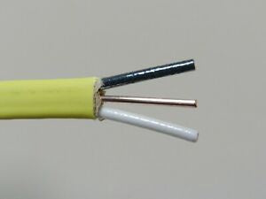 ROMEX Cable 2.5MM 2C with Earth Yellow 250FT Roll