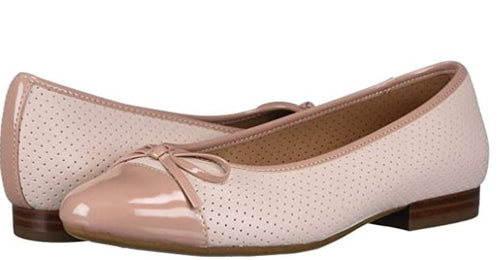 AEROSOLES Footwear Women's Casual, Ballet, Flat, Light Pink