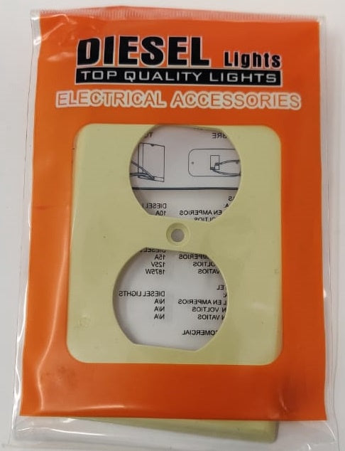 DIESEL LIGHTS Point Cover 2X4 UF2/B Cream Duplex