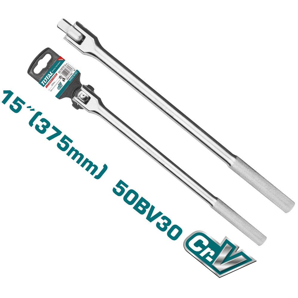 TOTAL Ratchet Handle 1/2" THTFX12151 Flexible