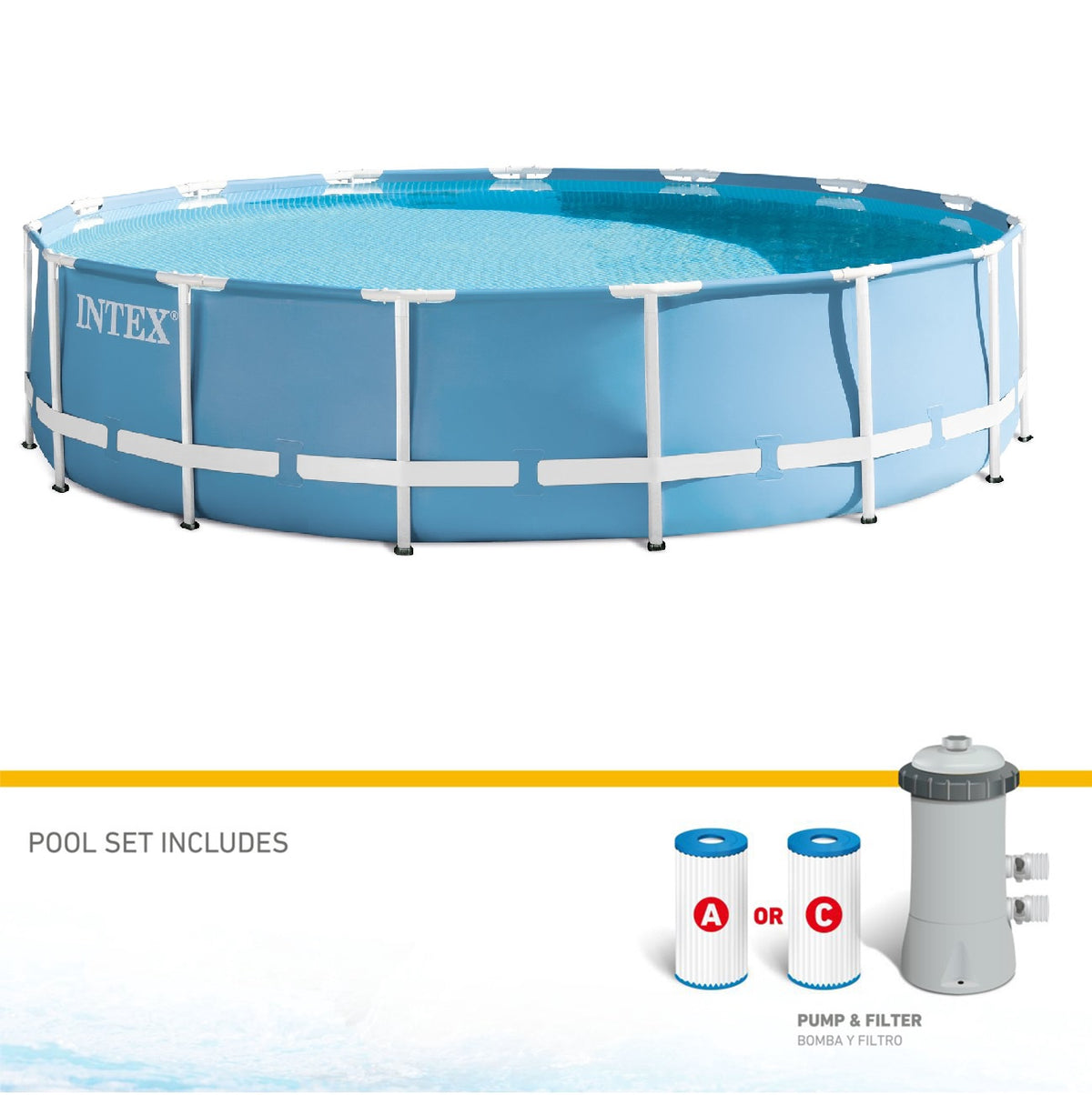 INTEX Pool #28721EH 15FT Prism