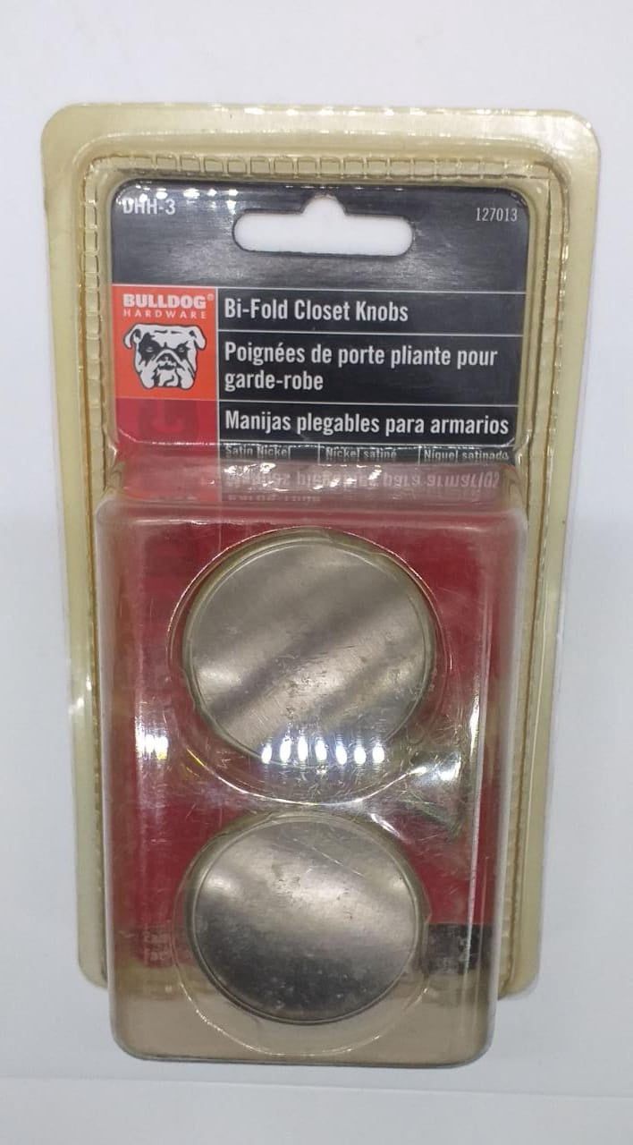 BULLDOG BI-FOLD Closet Knob 2PCS #127013
