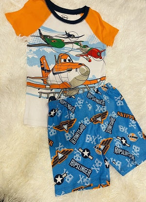 DISNEY Kids Pj Boys Planes Size 8