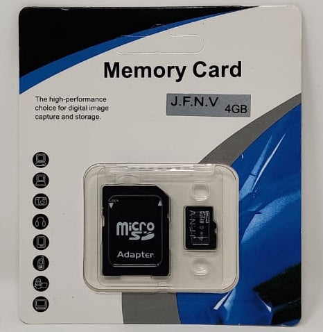 Computer Sd Micro Card 4GB with 1ADPTOR J.f.n.v