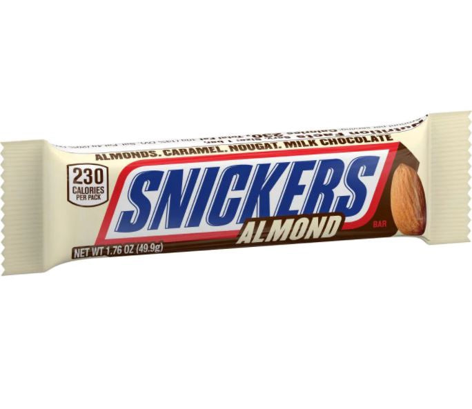SNICKERS Almond Bar 1.76OZ 49.9G